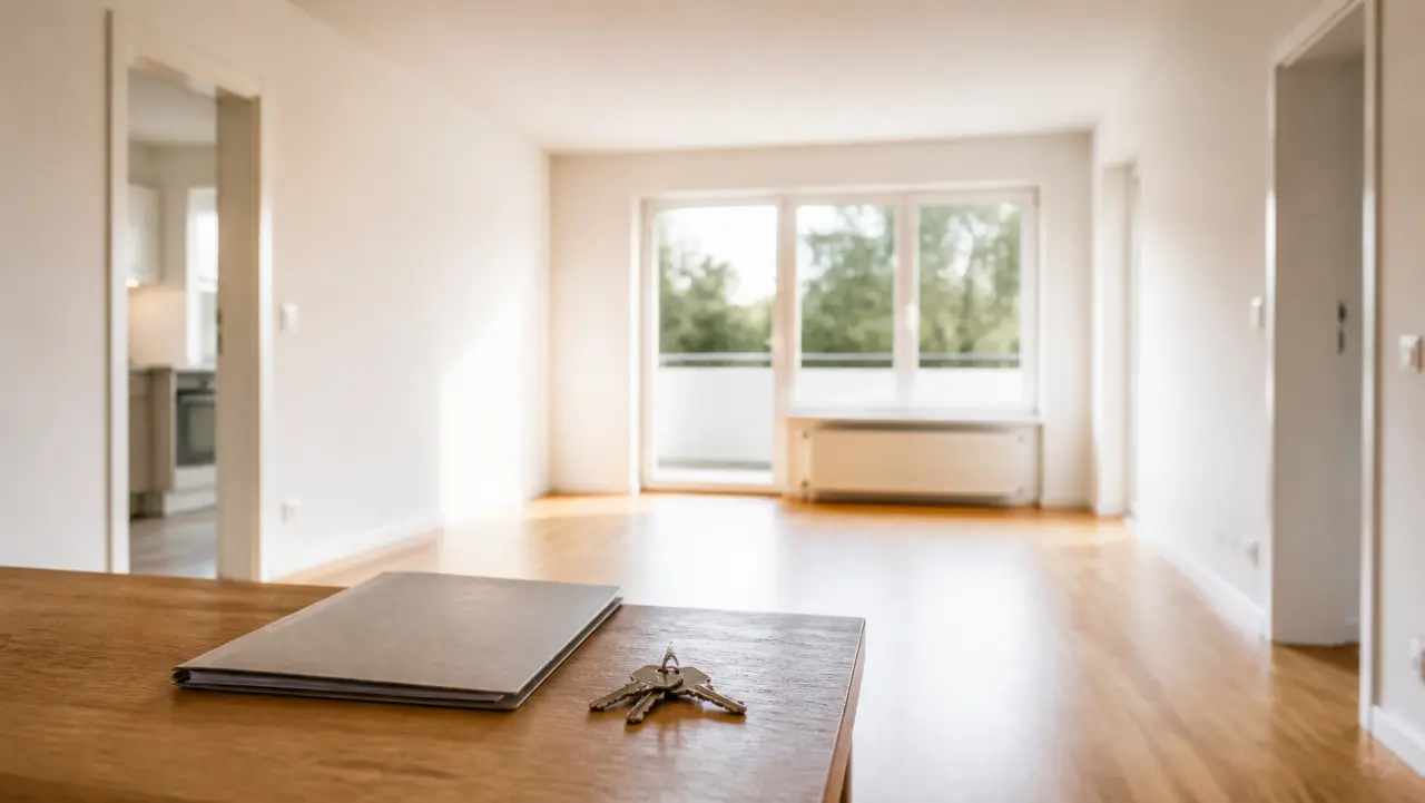 Eine helle Wohnung für eine Vermietung